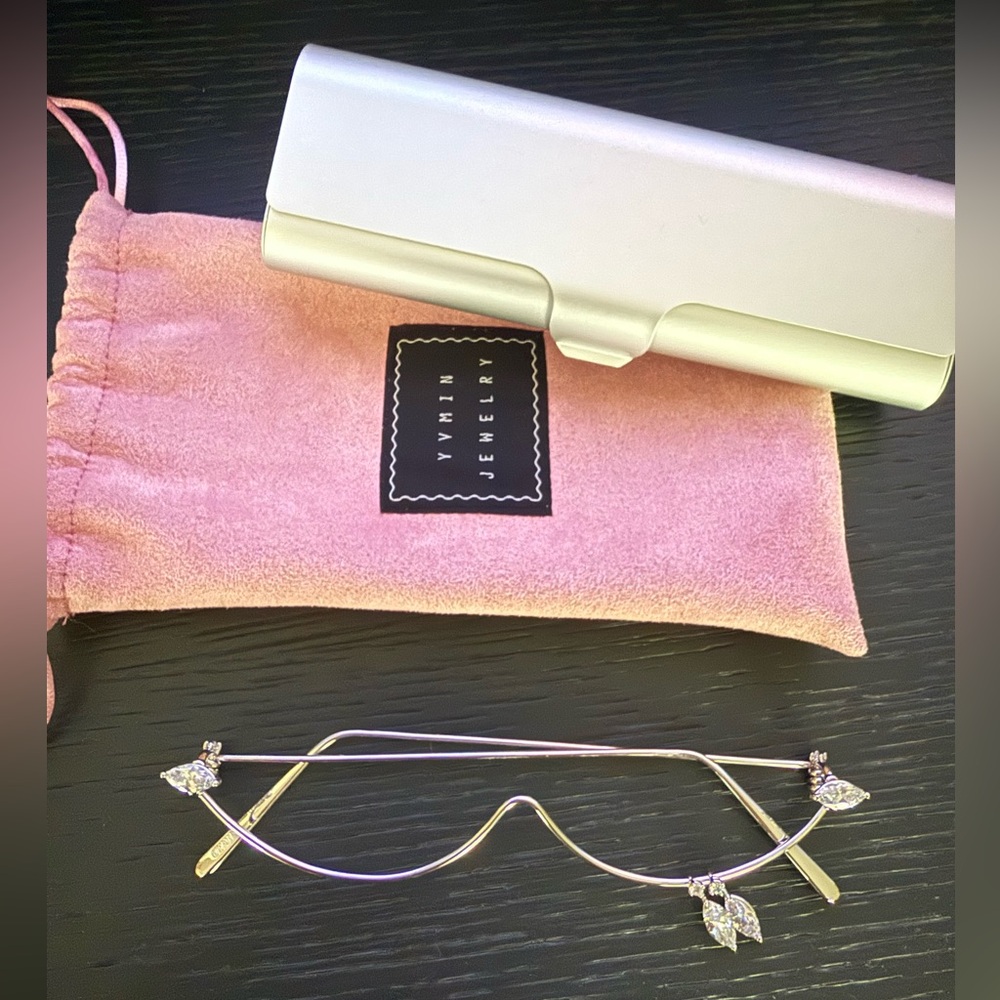Yvmin designer rhinestone glasses